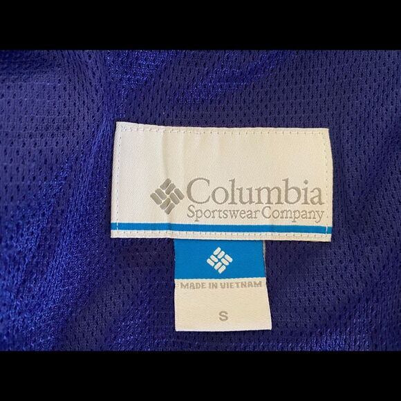 Columbia Omni-Tech Waterproof Jacket Blue Womens S Windbreaker - Picture 5 of 8